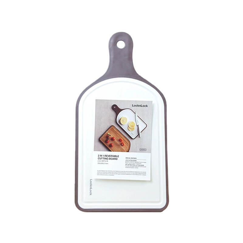 Thớt Hai Mặt LocknLock - Kích Thước 350x180x17mm - Màu Nâu - CKD031, , large image number null